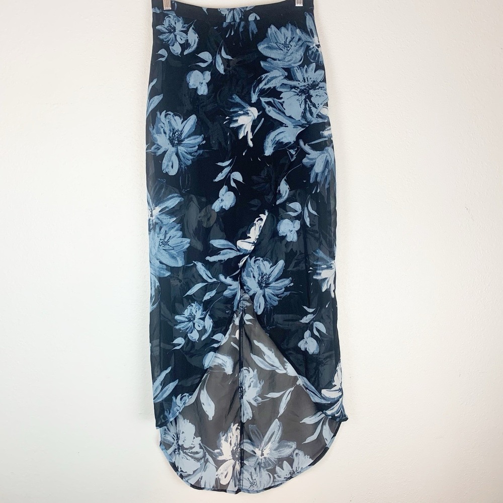 Dainty Hooligan Skirt Womens‎ Medium Maxi Hi-Low Sheer Fairycore Fairy GrungeM